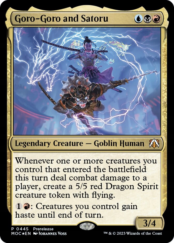 [mtg] Goro-Goro and Satoru (moc)