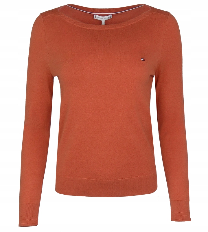 Tommy Hilfiger dámský cihlový svetr, velikost S