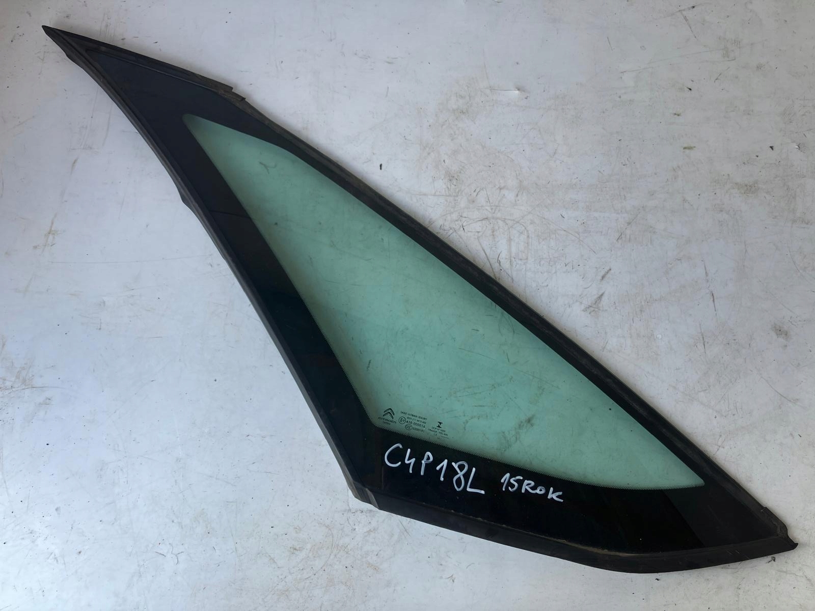 window door right front C4 PICASSO II bodywork TROJKAT 15R