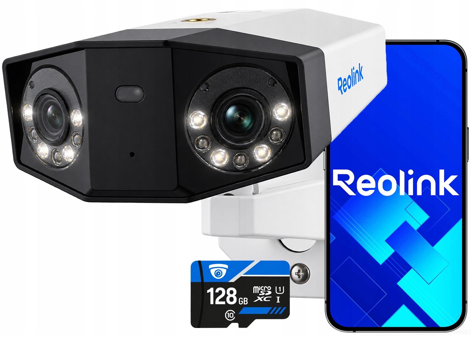 Ip kamera 16MPx Venkovní panoramatická Reolink Duo P750 PoE MicroSD 128GB