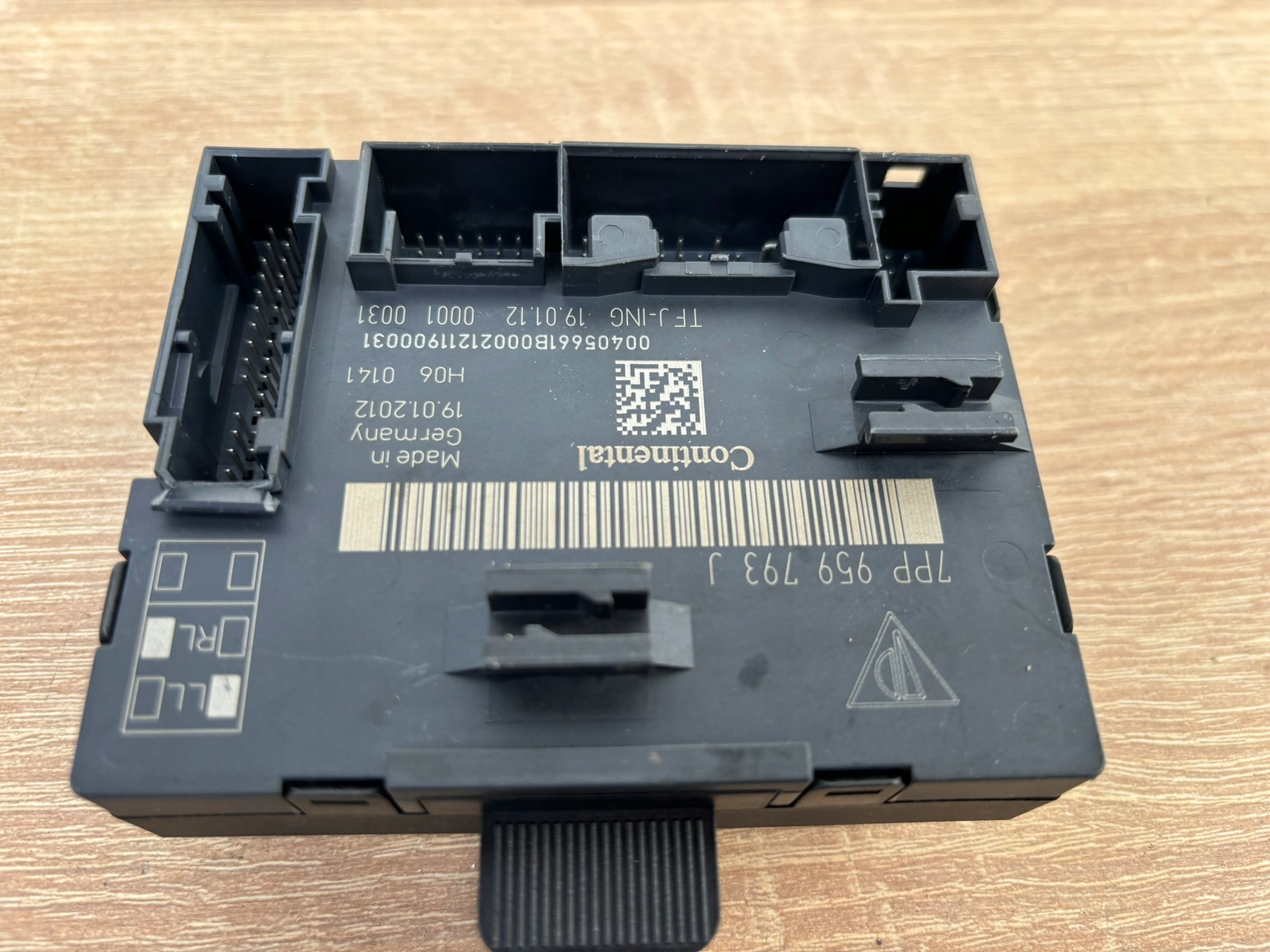 PORSCHE PANAMERA 970 module control unit door left front 7PP959793J K75/NC693