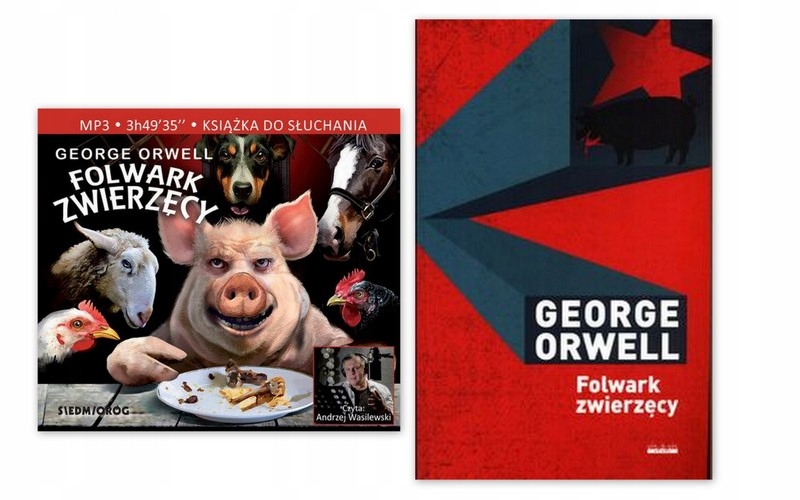 Folwark zwierzęcy Audiobook CD-MP3+George Orwell