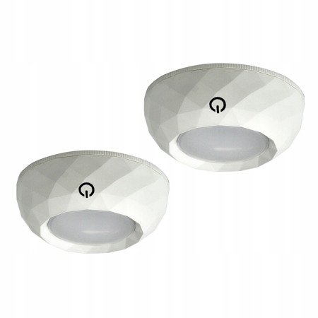 

Zestaw 2x Lampka Led podszafkowa meblowa baterie