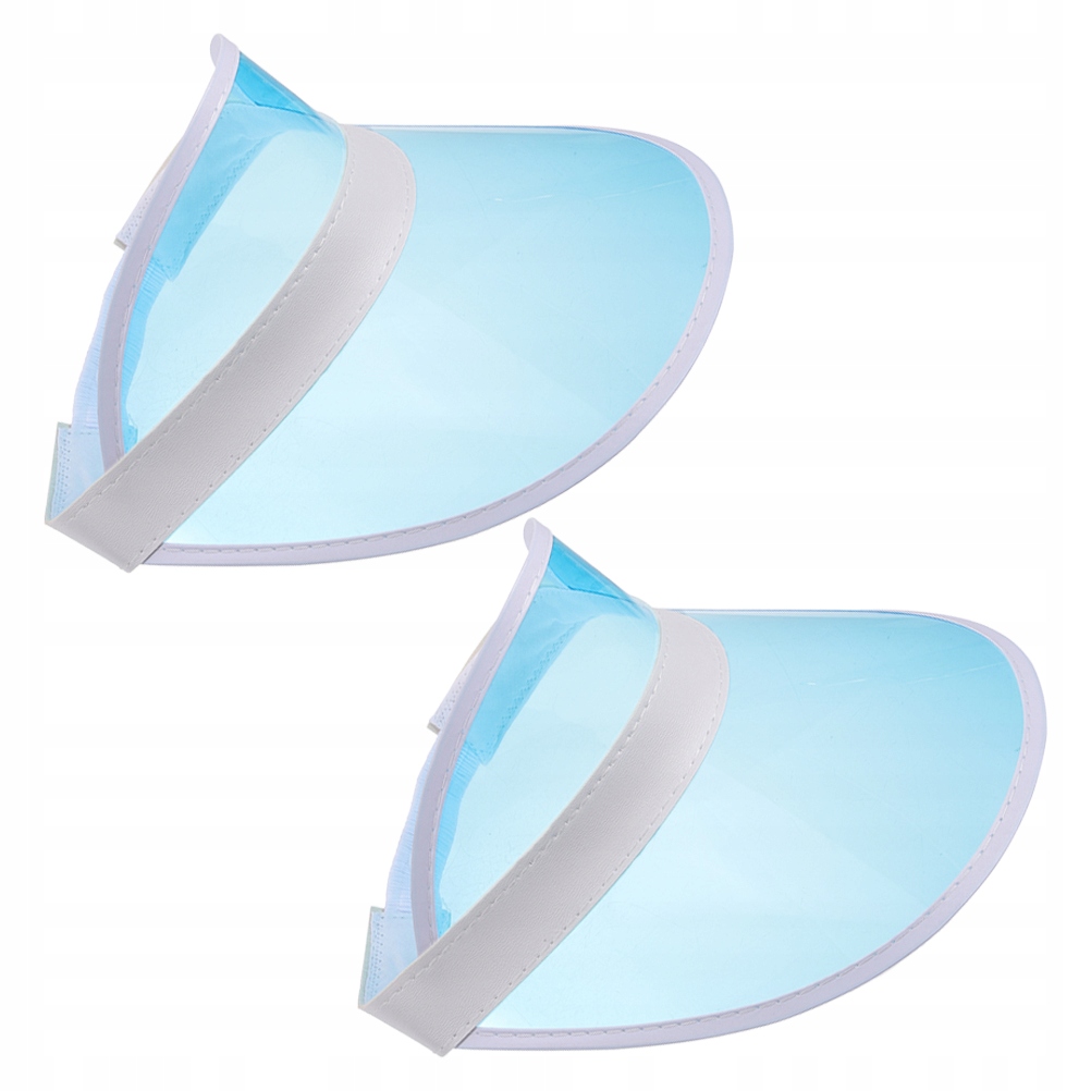 2 SZT. PRZEZROCZYSTY WIZJER POKER WIZOR KOLOROWY Marka bez marki