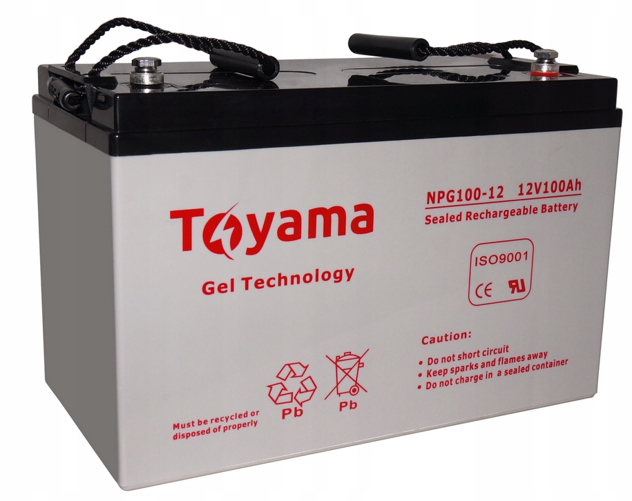 Akumulator żelowy Toyama Npg 100 12V 100Ah Gel prawdziwy żel