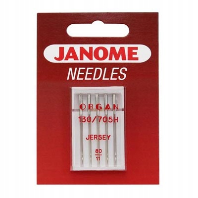 

Igły Janome do szycia dzianin 5 szt. 80