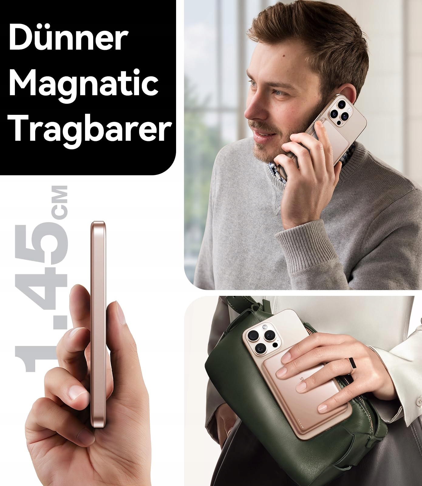 TORRAS MiniMag Powerbank Bezprzewodowy 10000mAh USB-C iPhone 16/15/14/13/12 — miniatura 7