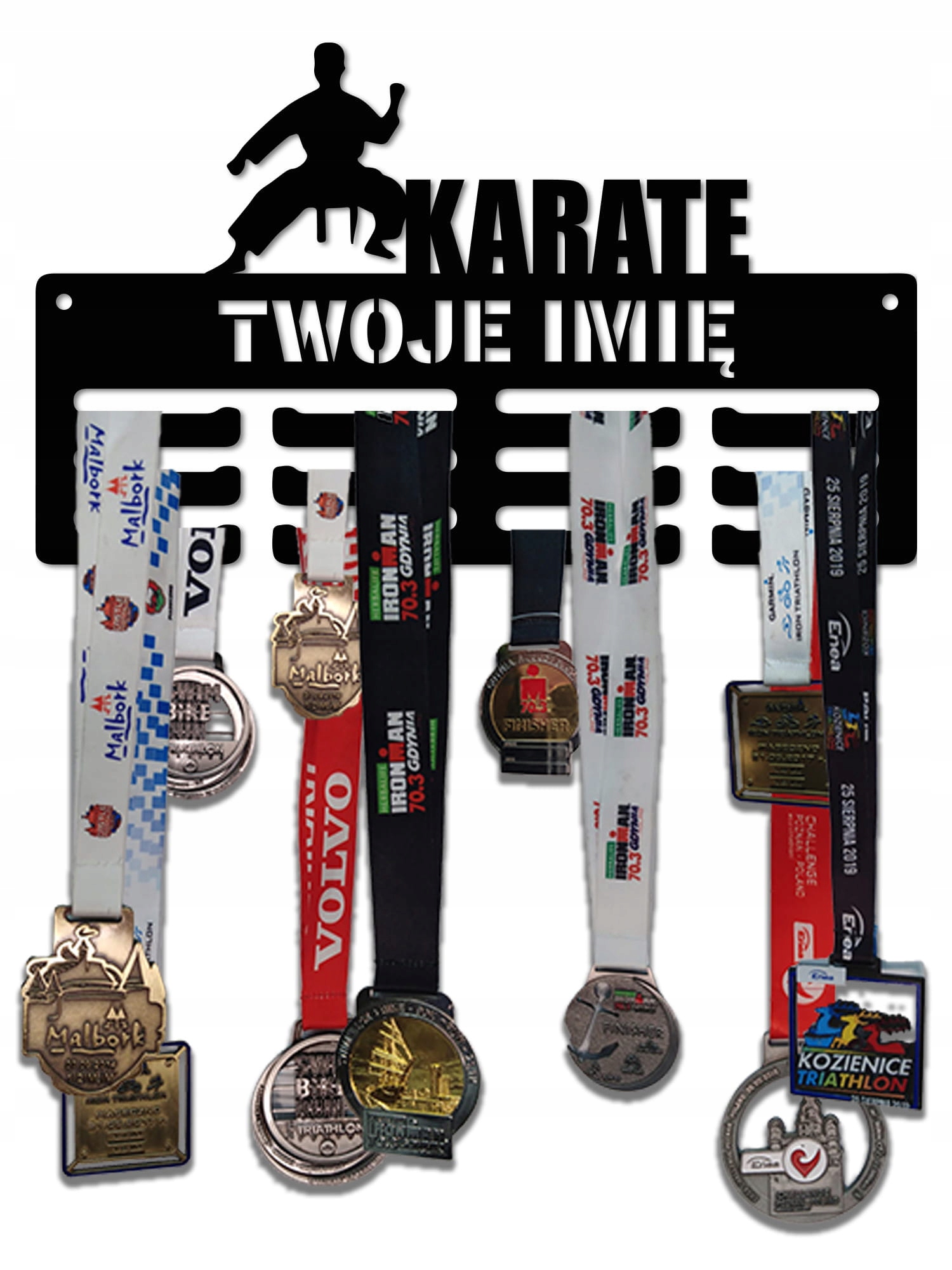 

Wieszak na medale z imieniem Karate 180.3
