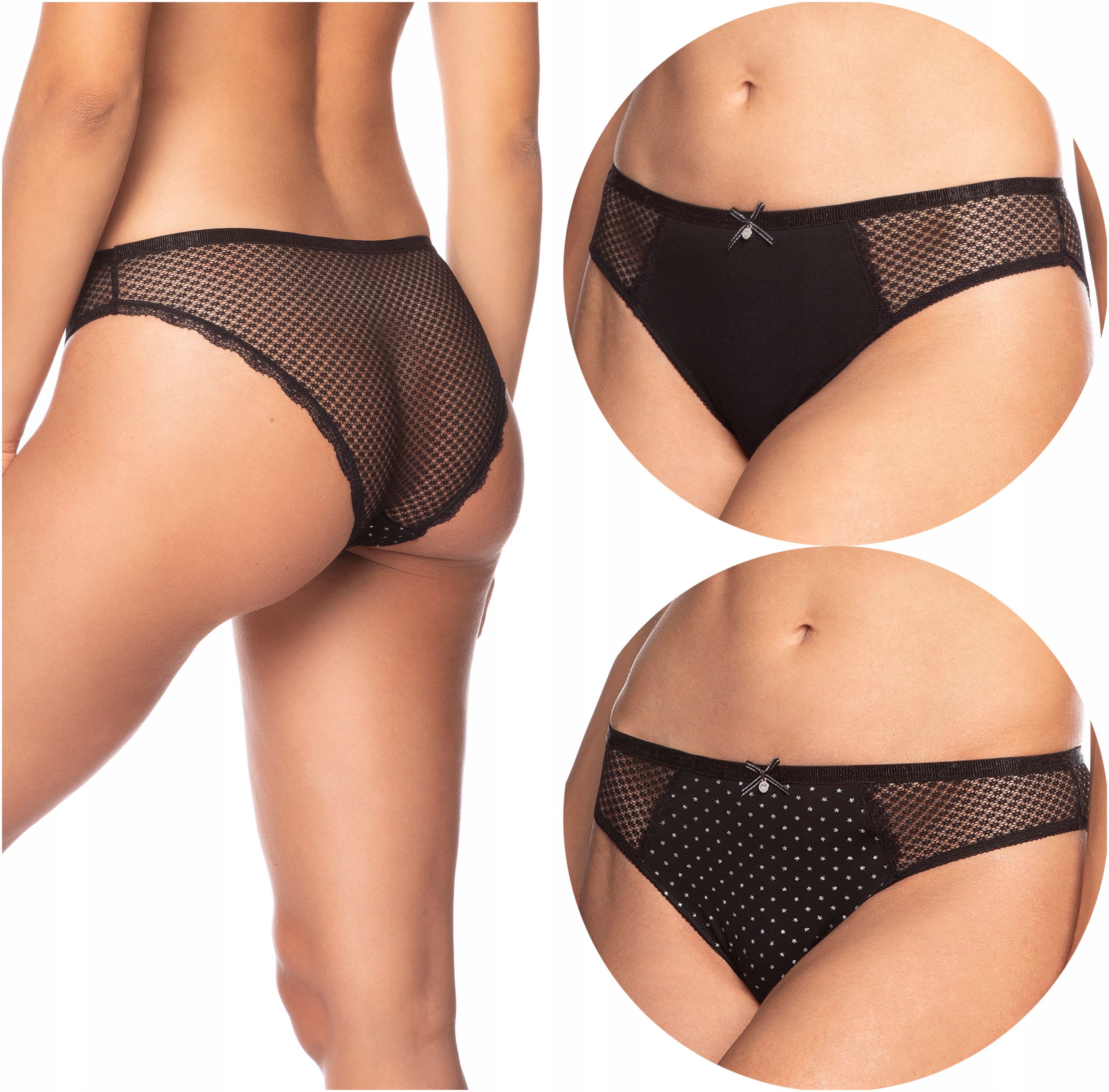 

Majtki damskie 2-PAK figi bikini Lama 1422MB M