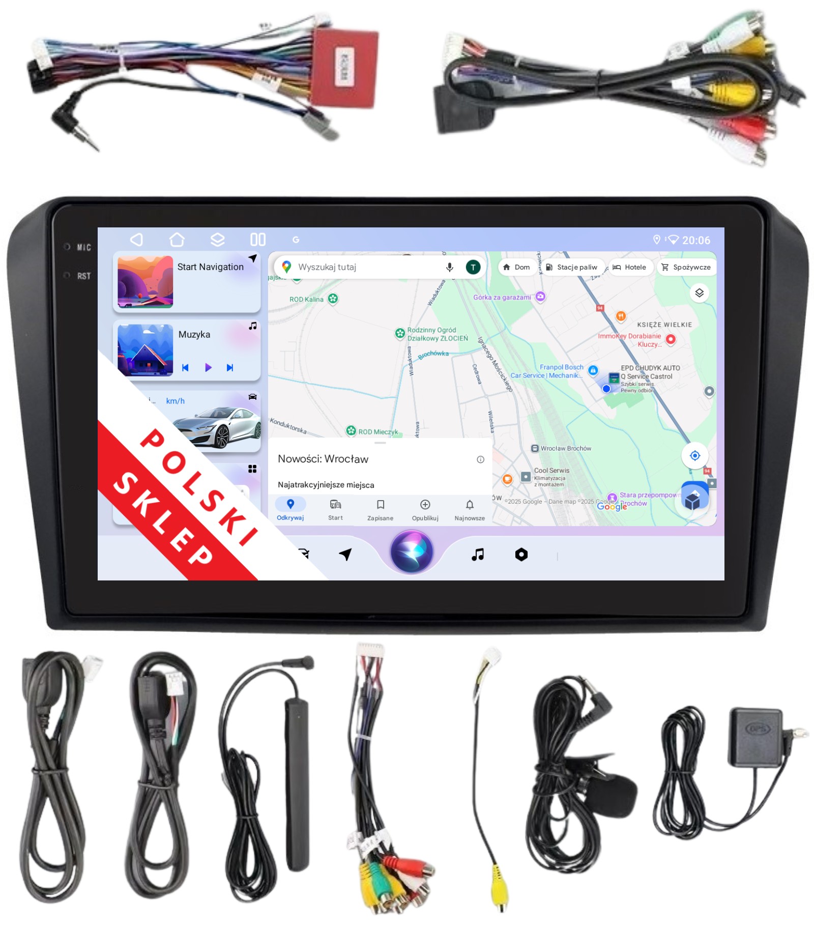 Rádio 2DIN 9" Qled Navigácia Android Mazda 3 I 1 4/64 Gb Dsp Carplay Lte