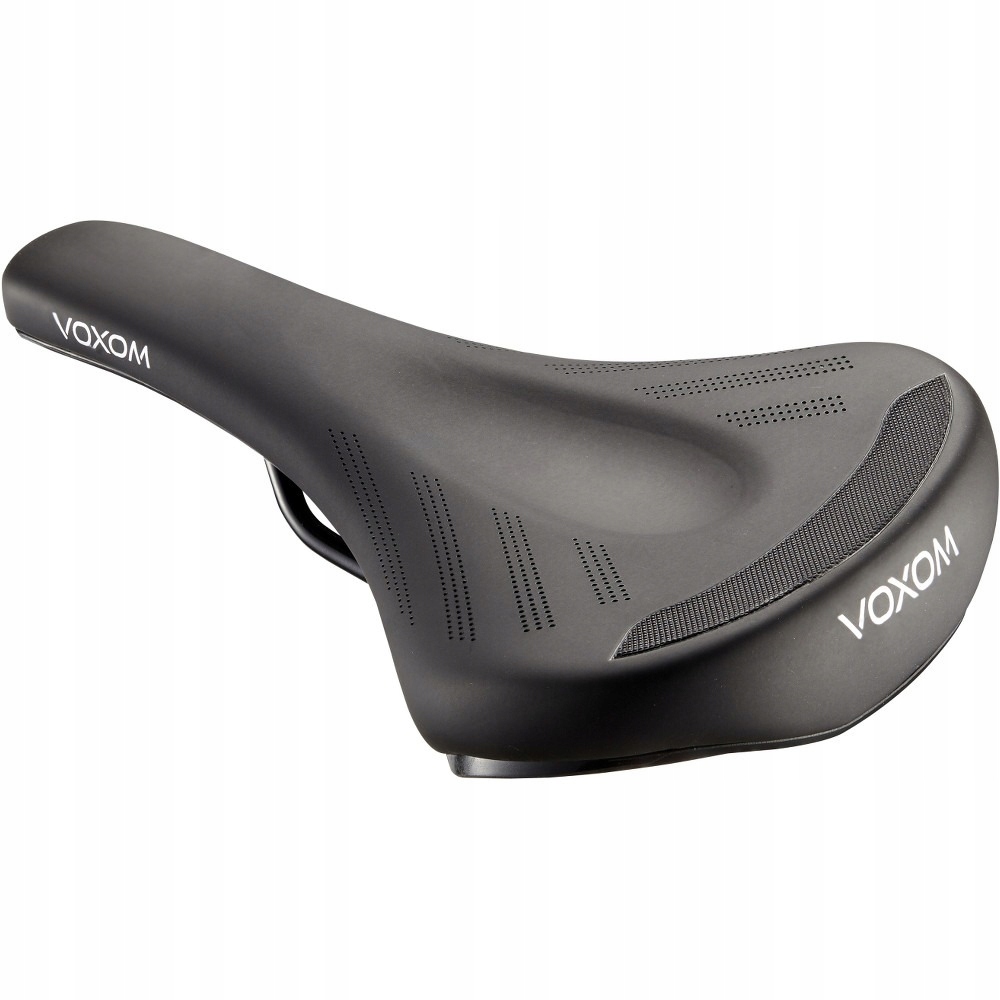 Voxom Sa20 Trekkingové sportovní cyklistické sedlo Unisex černé CroMo