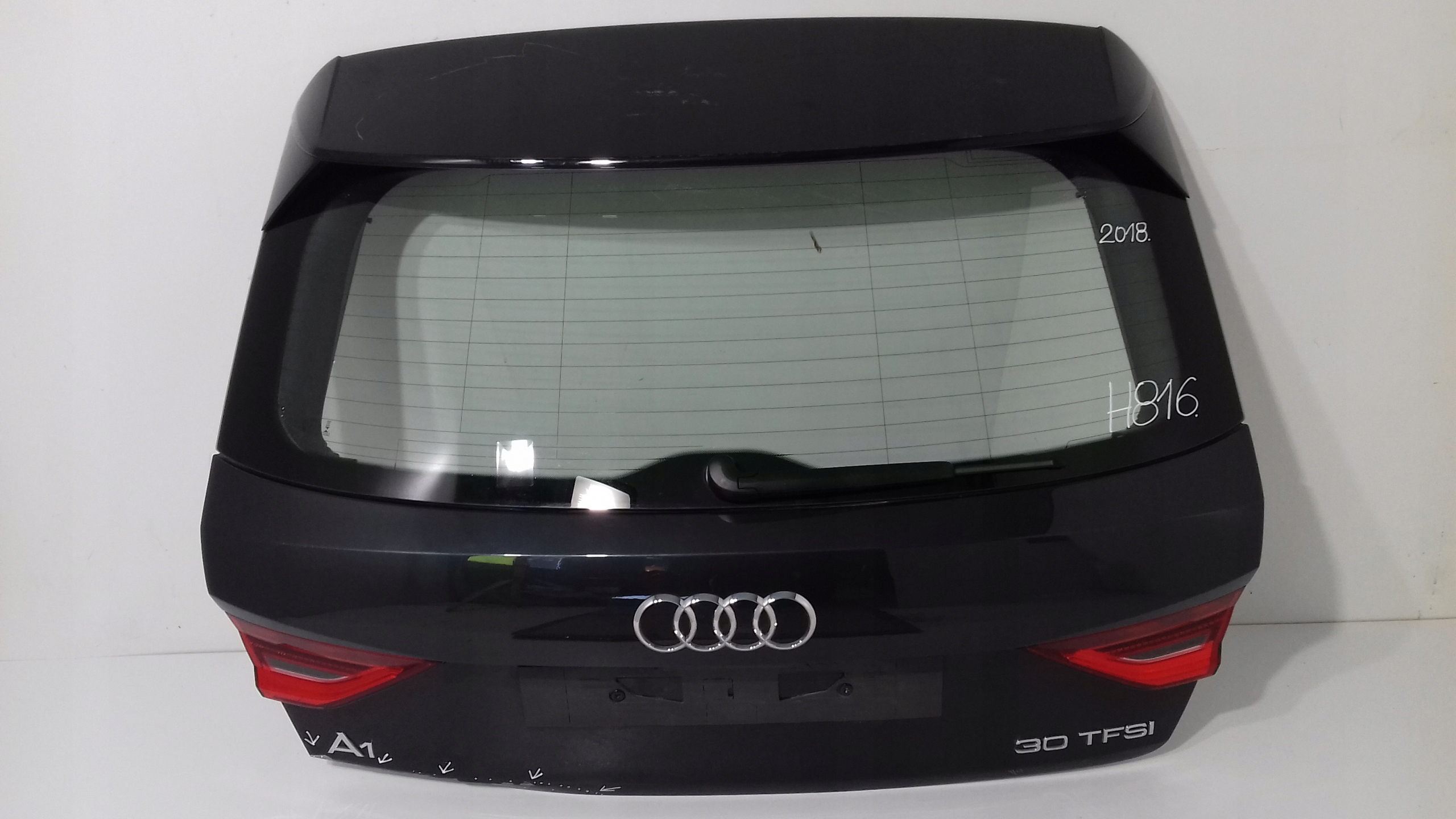 AUDI A1 II rear trunk door 2018 graphitic (H816)