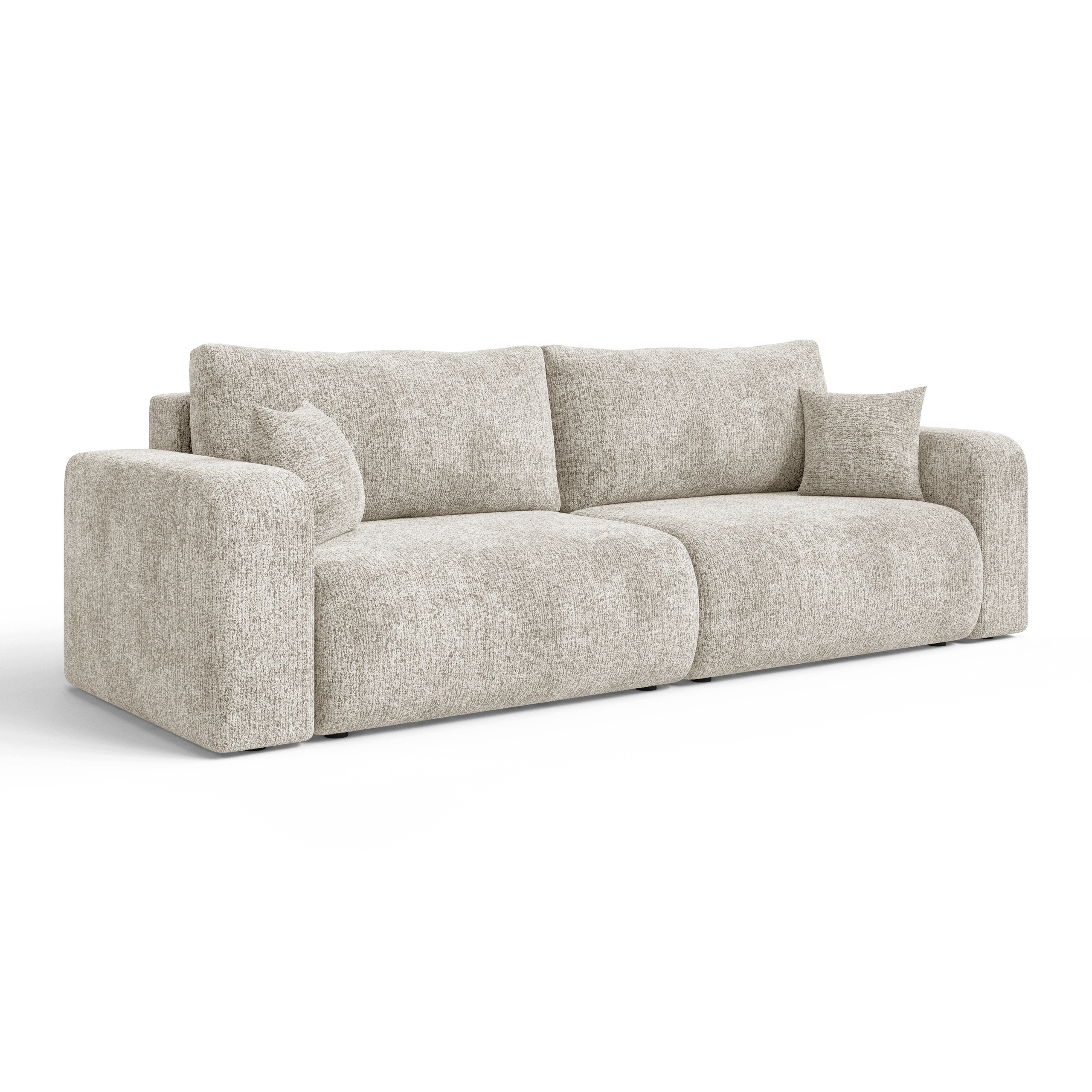 Sofa Largo S z funkcją spania Rozkładana Tkanina Bella 05
