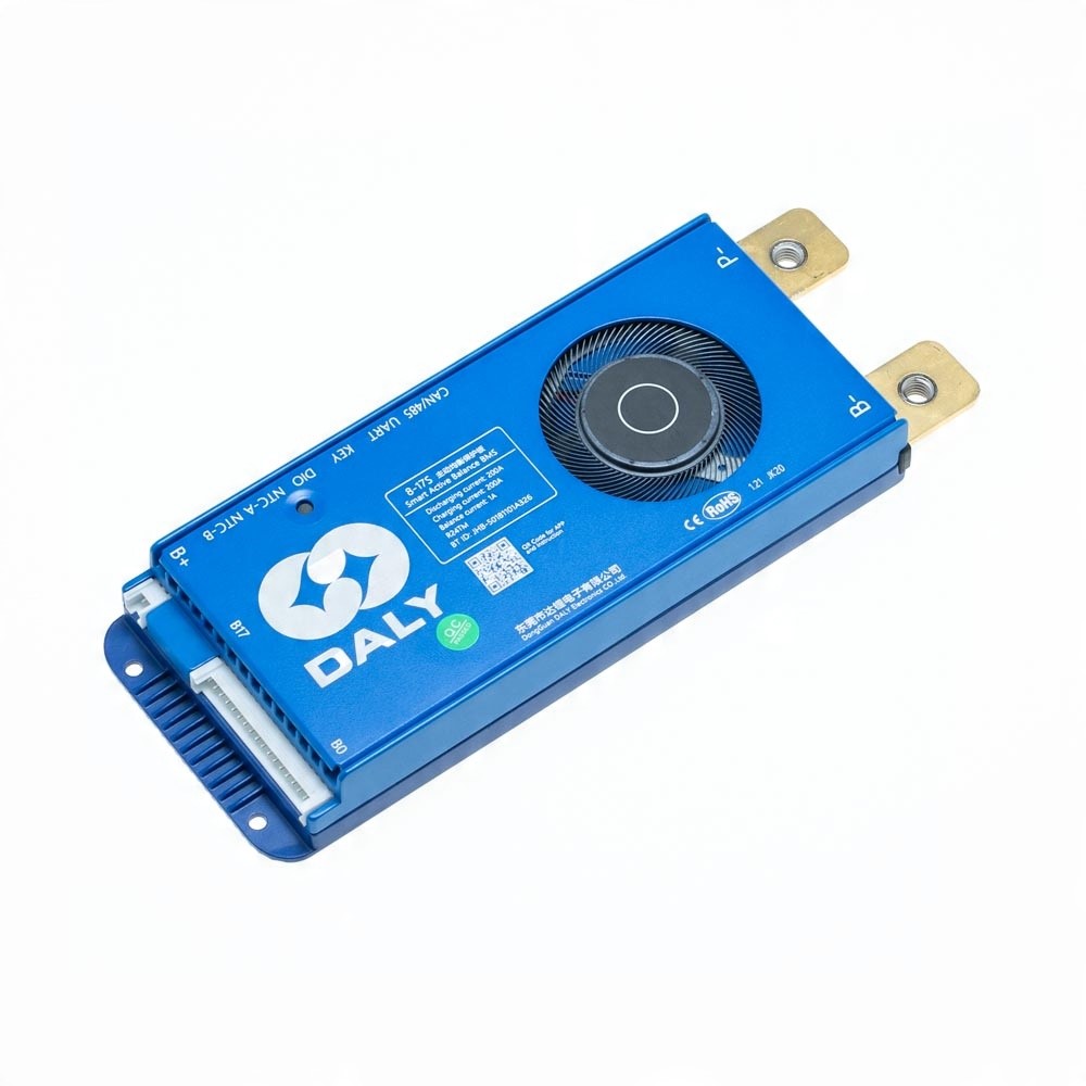 Bms Daly 100Balance 8S 10S 12S 14S 16S 17S 200A Li-Ion-LiFe 1A BAL,WiFi