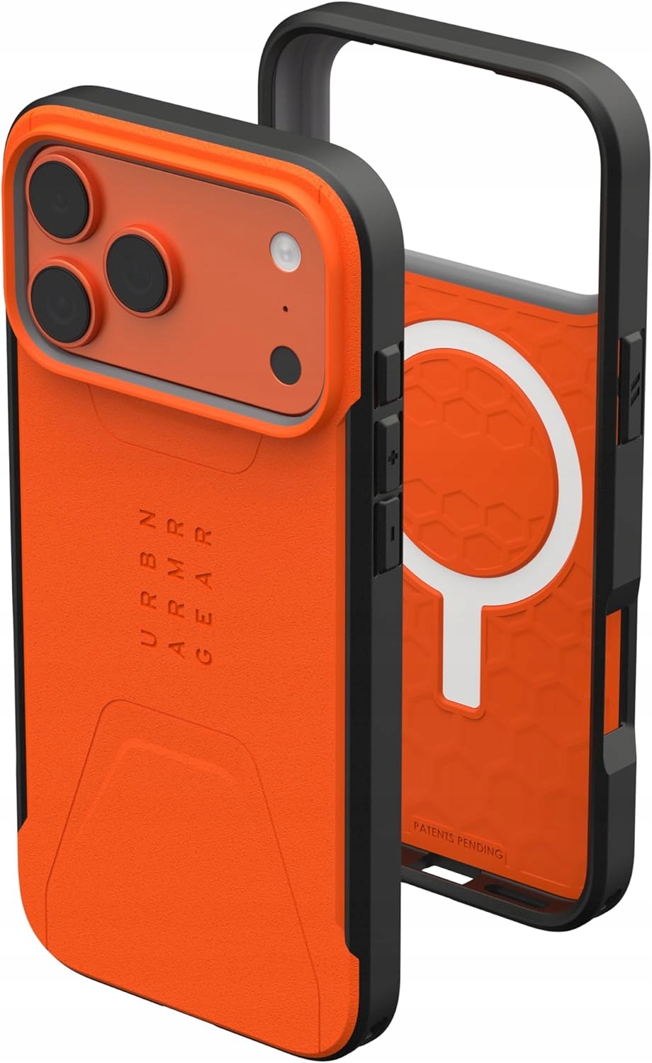 Uag Civilian MagSafe obal Orange puzdro na puzdro pre iPhone 17 Pro