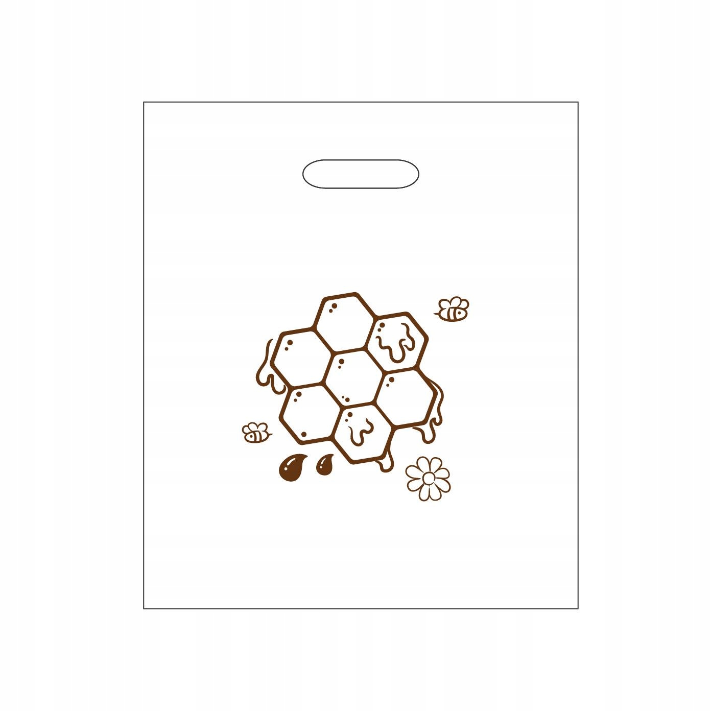 

Torby foliowe Ldpe Plaster miodu 50szt na 2 słoiki