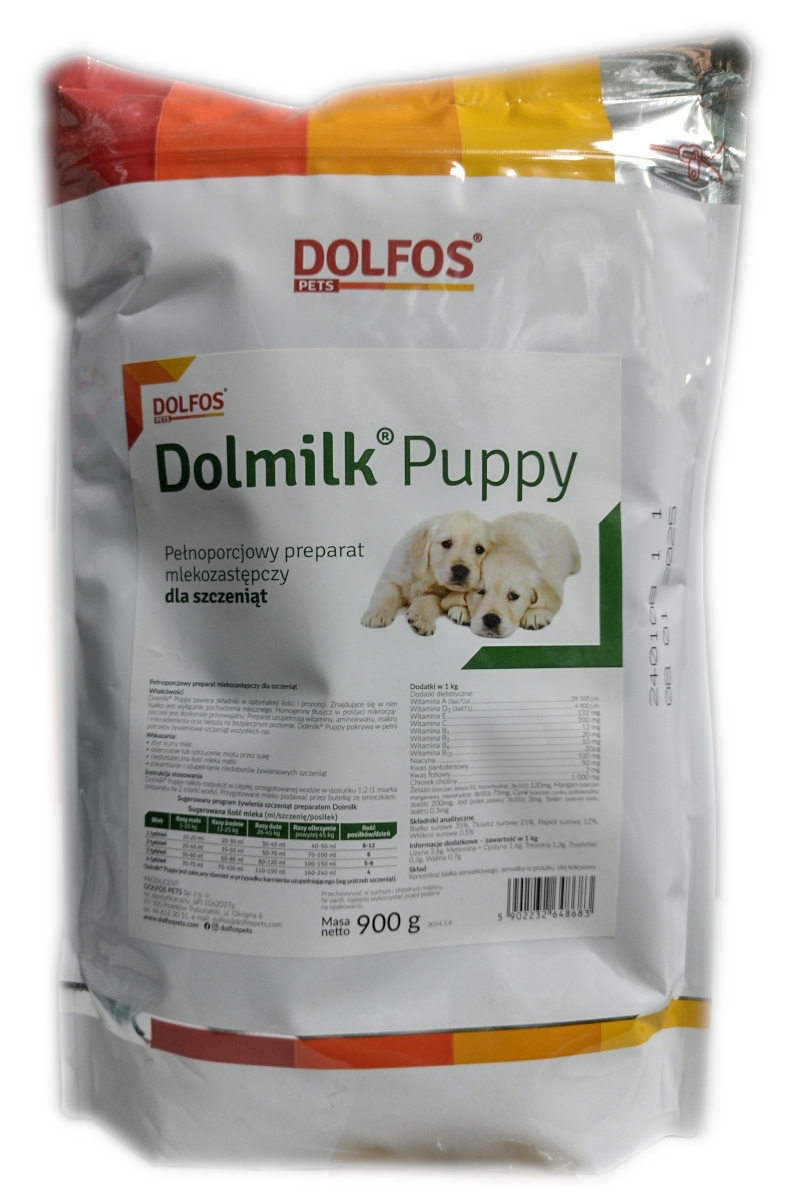 Levně Dolmilk Puppy 900 g – kompletní mléčný náhražkový přípravek pro štěňata.
