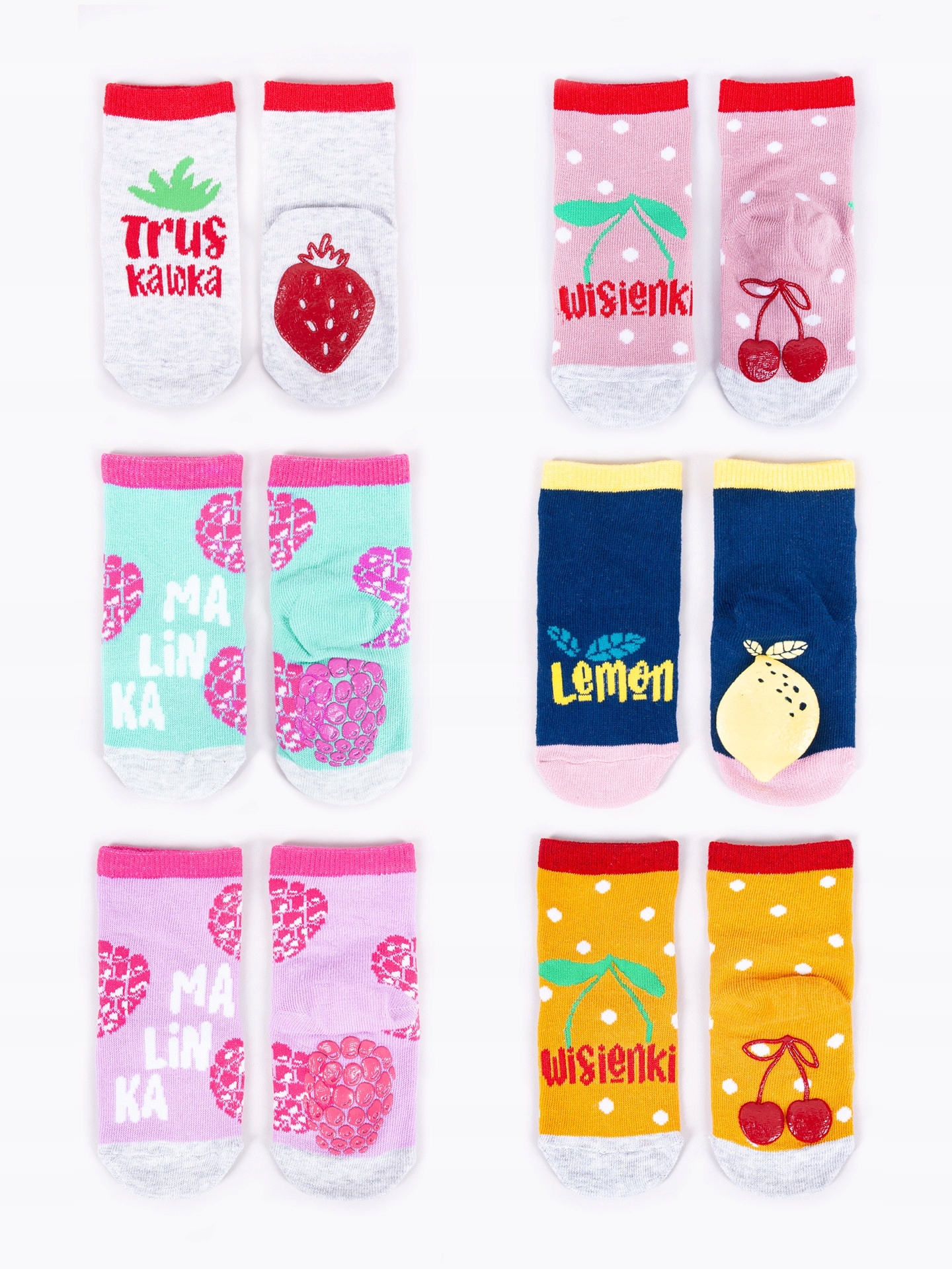 

Skarpetki z Abs owoce, 6-pak 17-19