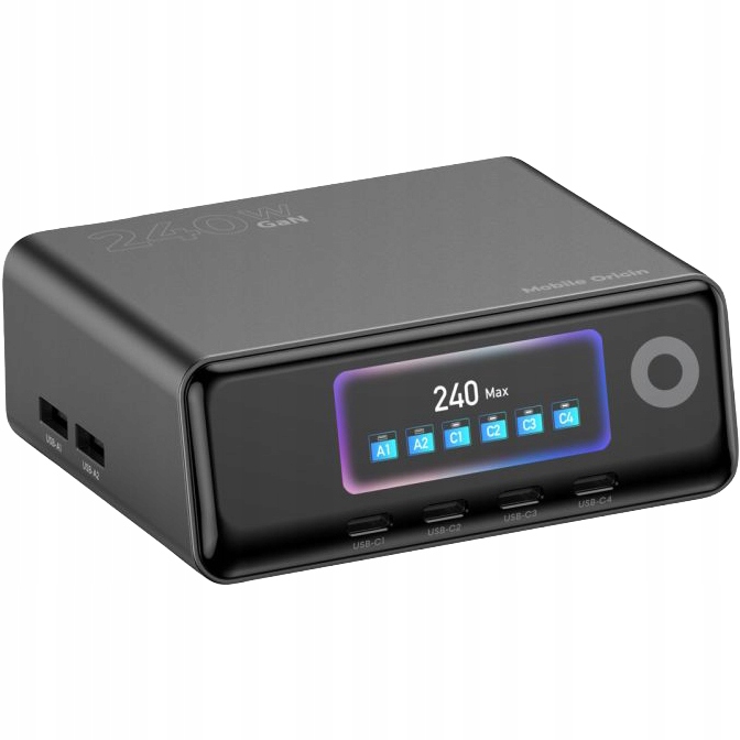 Nabíjacia stanica, nabíjačka 240 W Mobile Origin Pps Pd, displej