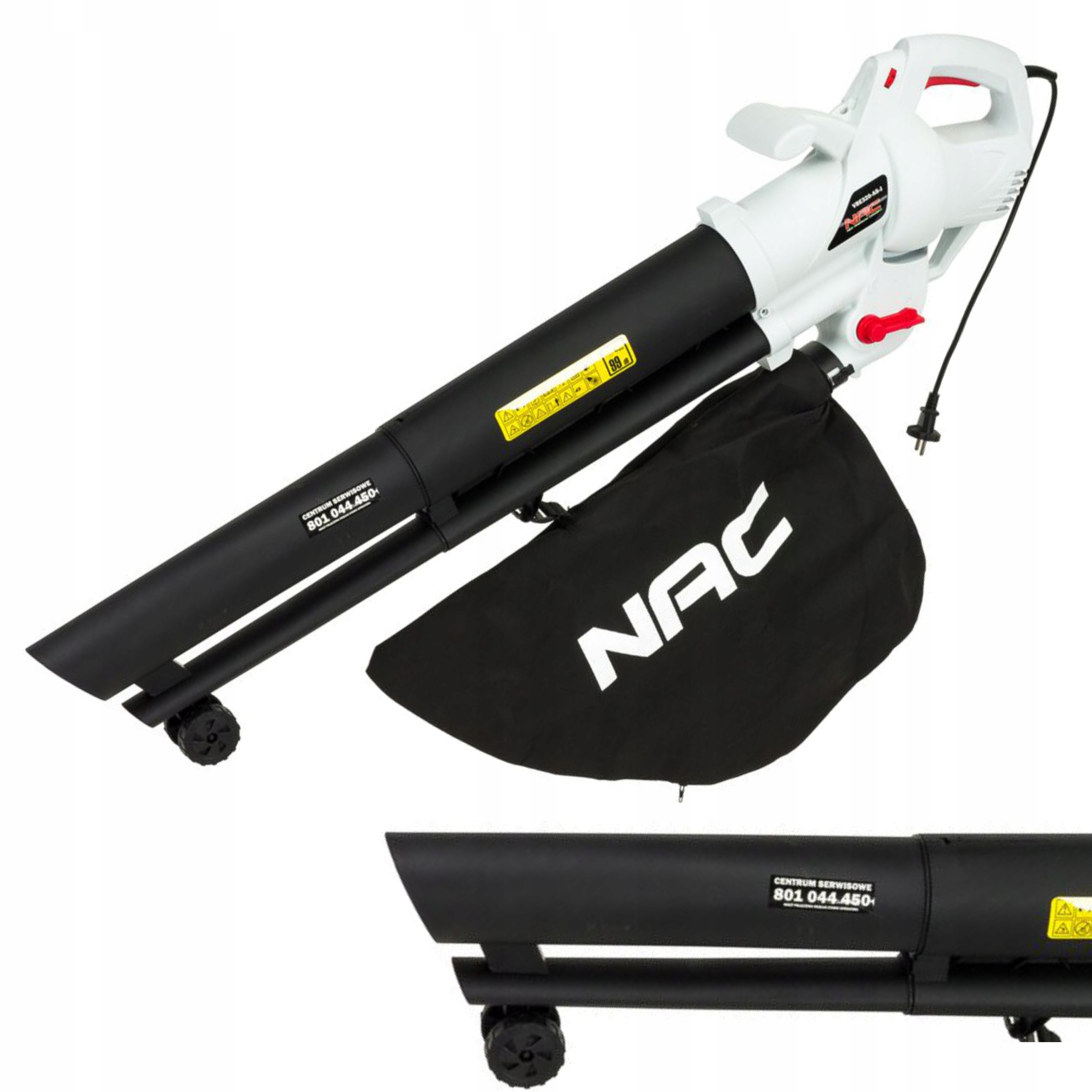 

Nac Odkurzacz Dmuchawa do Liści 3200W z Regulacją