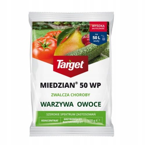 

Target Miedzian 50WP Zwalcza Choroby Owoców Warzyw