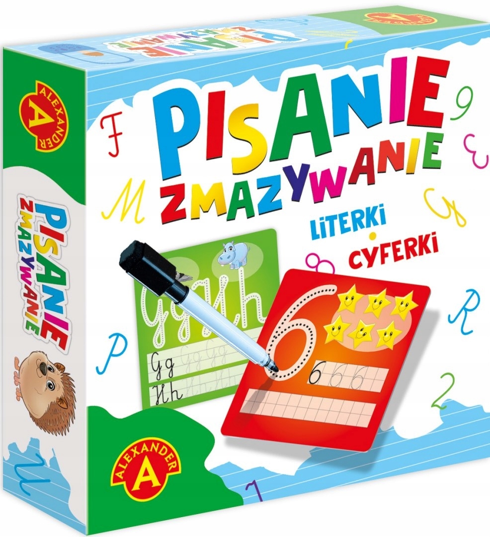 

Pisanie Zmazywanie Literki i Cyferki Gra Alexander