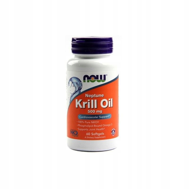 Olej z Kryla Neptun Krill Oil DHA EPA 60 kaps. NOW 12791033650 Allegro.pl