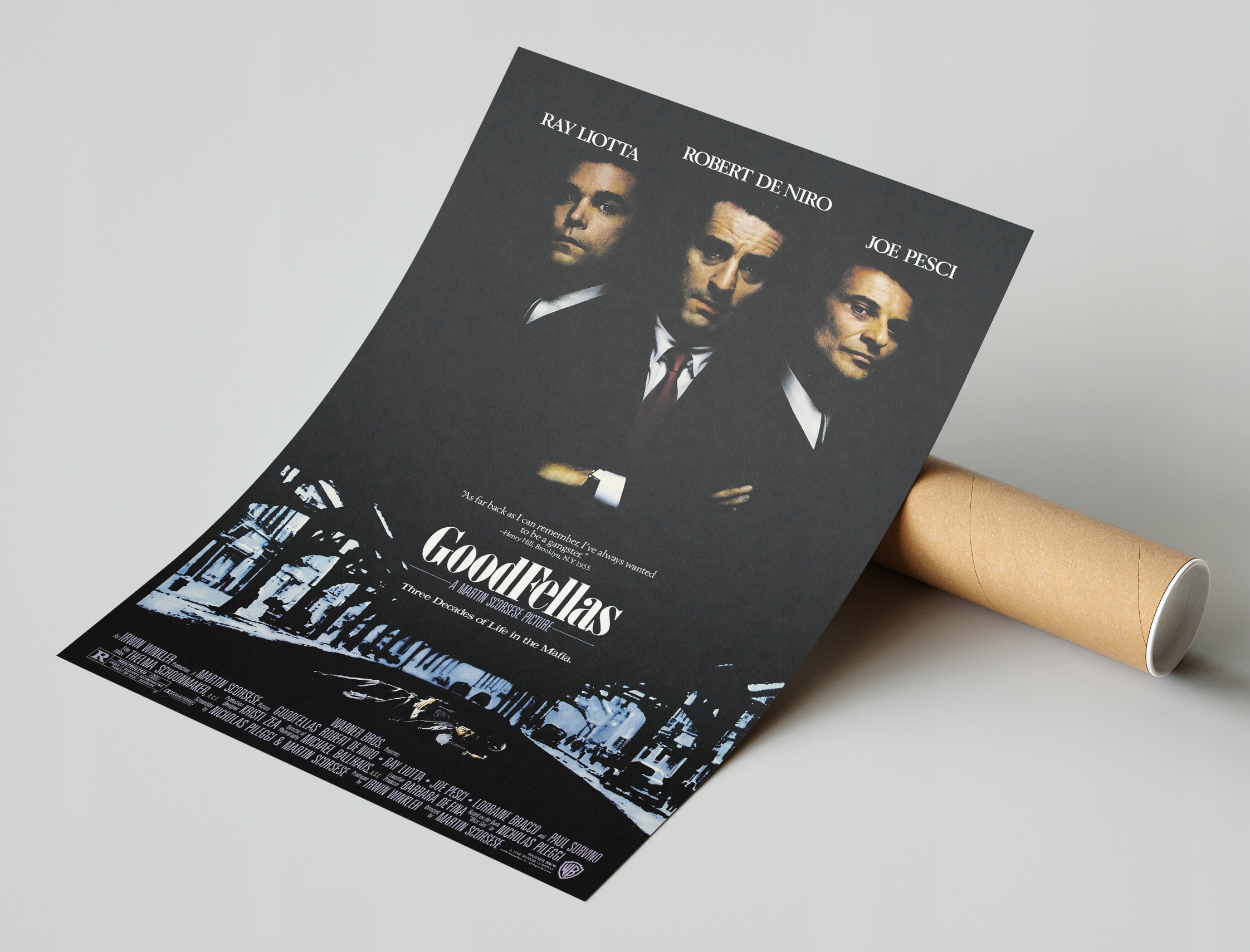 Plakat filmowy Goodfellas - Chłopcy z ferajny (1990) 91,5x61cm #314 Rodzaj bez ramy