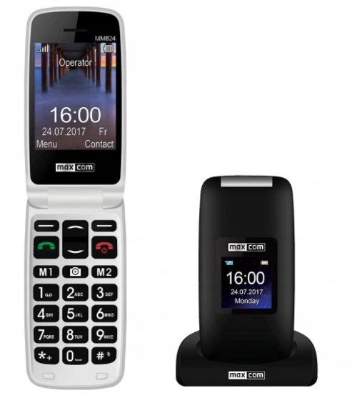 

Telefon z klapką dla Seniora Maxcom MM824 Sos Dual