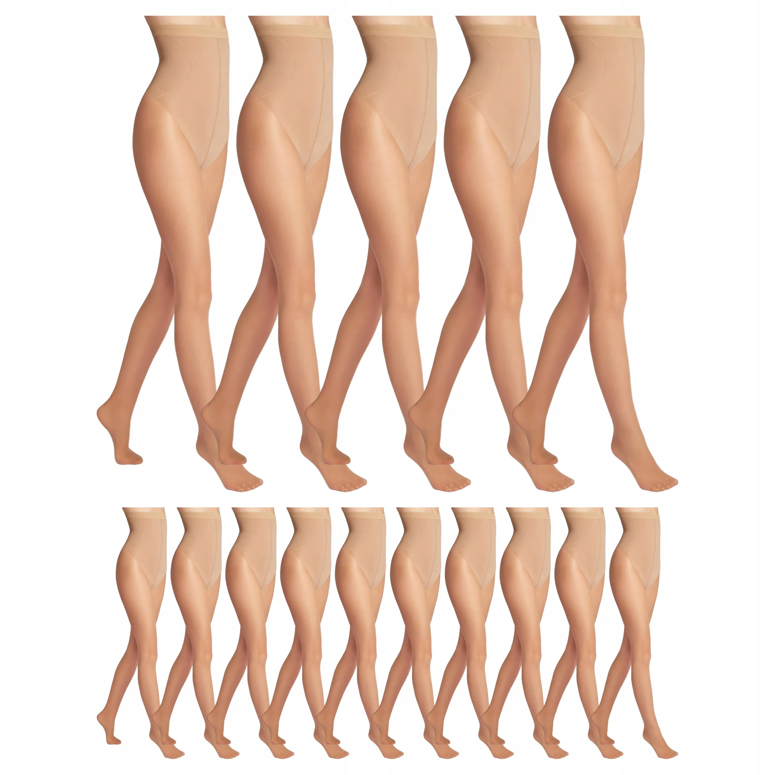 15 x Punčocháče punčocháče Talia Control 20 den Marilyn Beige 2-S