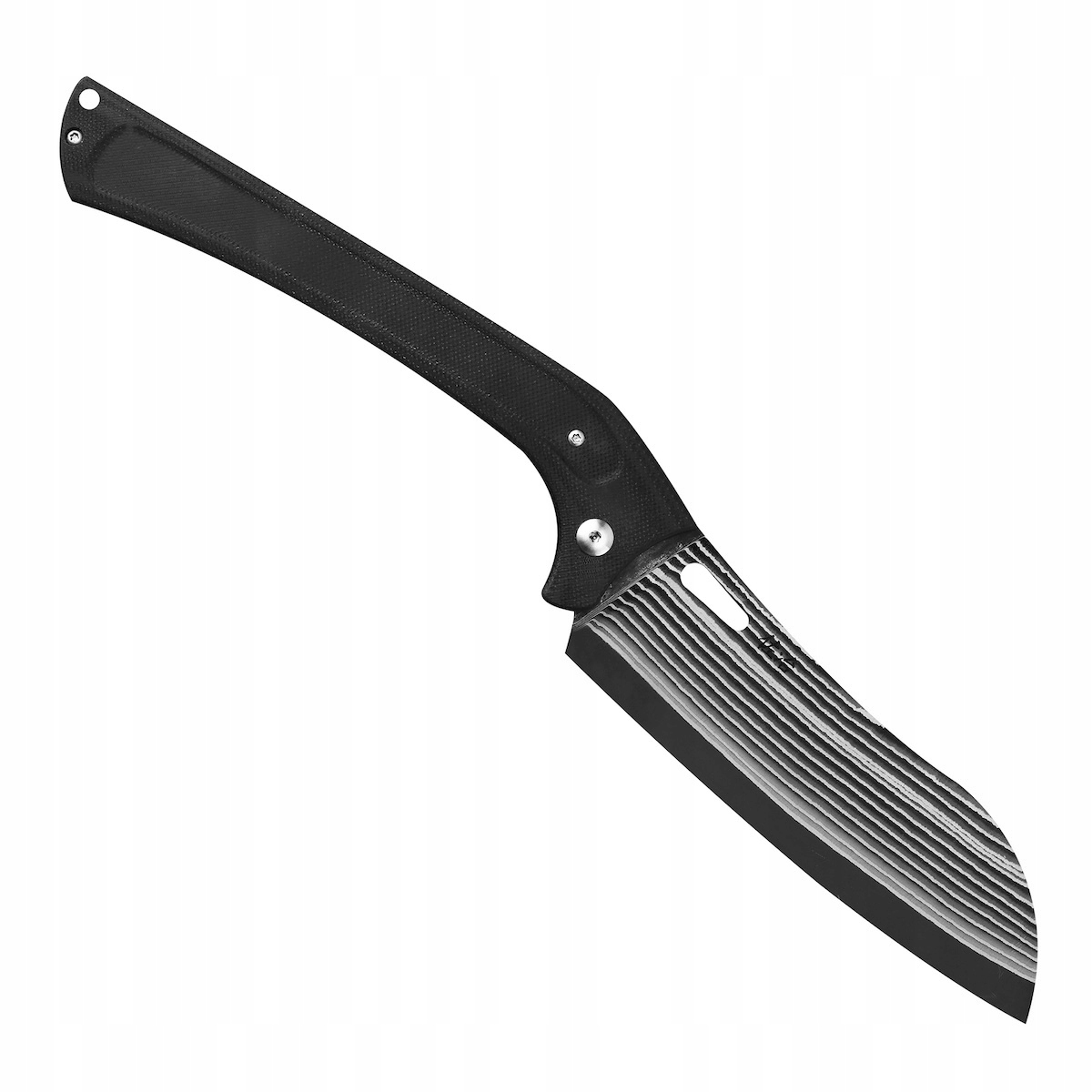 Takeshi Saji R-2 Ručne kovaný skladací japonský nôž Santoku 62-63 Hrc 13 cm