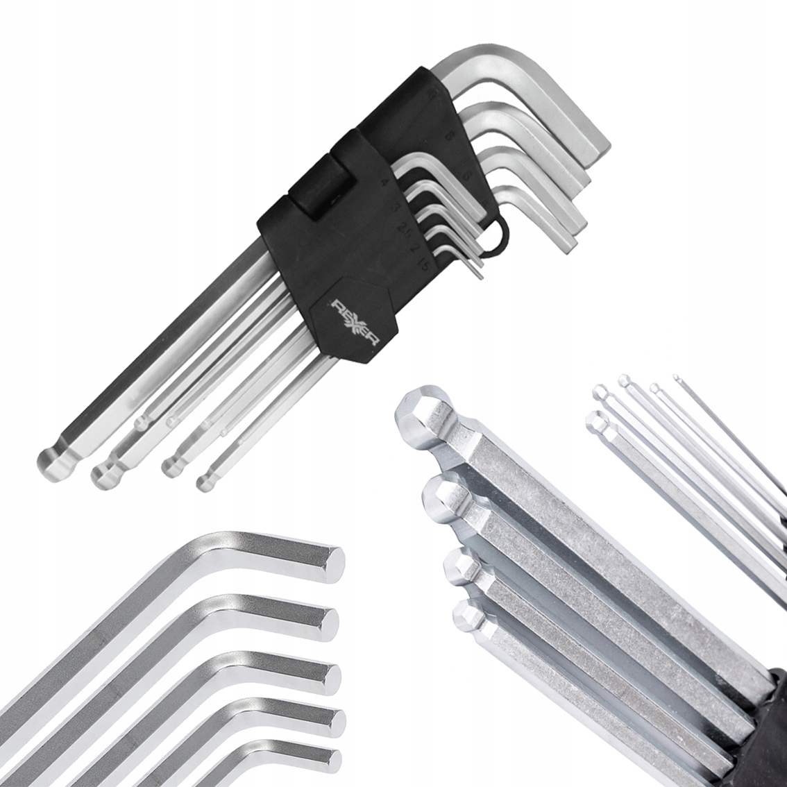 

Klucze Sześciokątne 1.5-10 MM Cr-V Trzpieniowe Hex