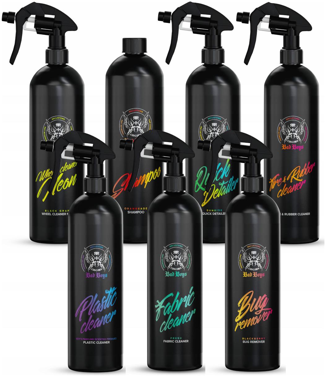 RR Customs RRC Bad Boys Mega Zestaw Kosmetyków Do Auta Detailing Prezent
