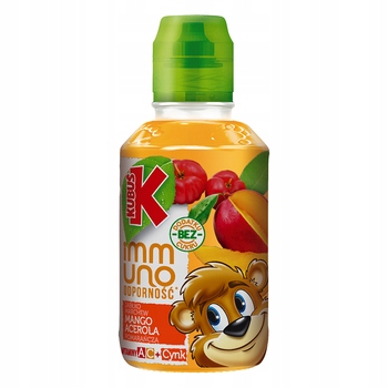 Kubuś Immuno Odporność Sok mango pomarańcza acerola 200ml