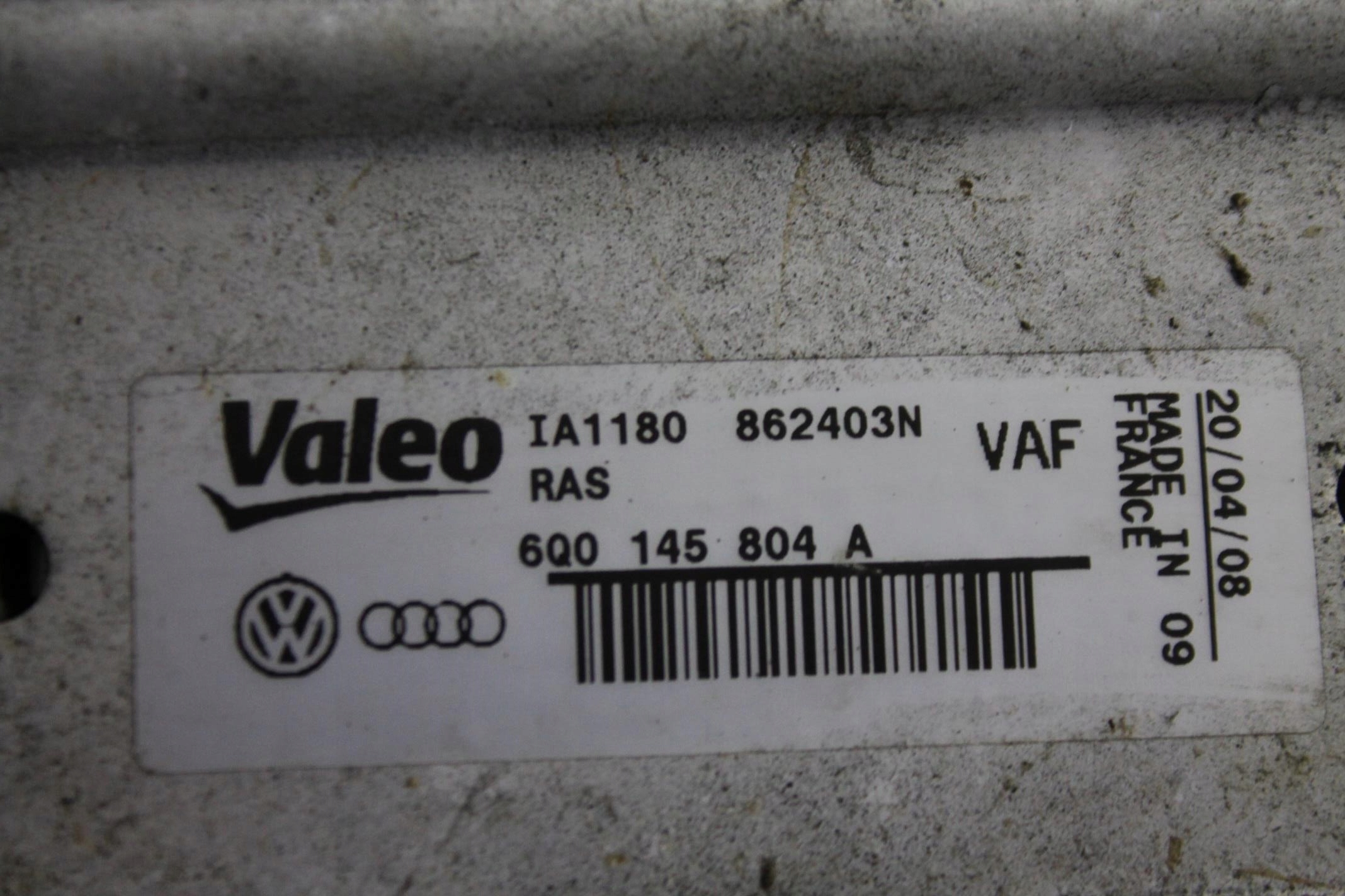 INTERCOOLER 6Q0145804A SKODA ROOMSTER 1.9 TDI