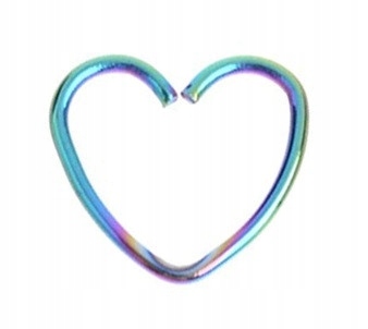 

Kolczyk Continuous Heart rozcięte serce CON-00