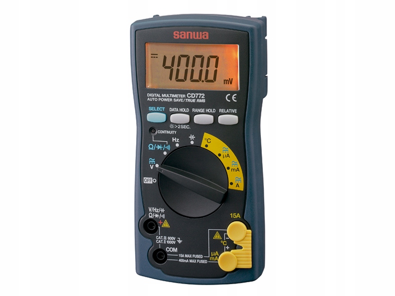 NDN Multimetr SANWA CD772 4000 AC/DC dokł. 0,5%