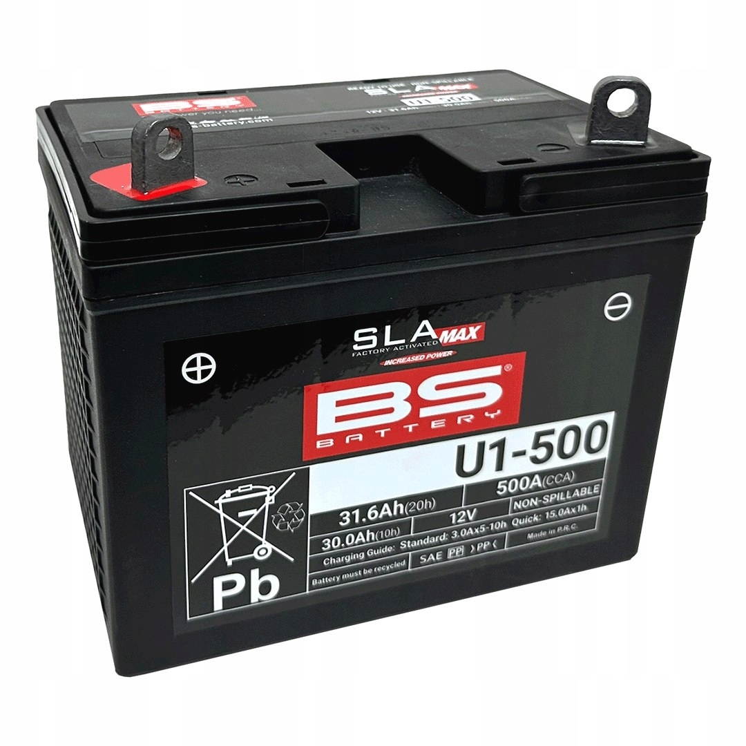 Bs 2025/08 Batéria U1-500 Max (fa) 12V 30AH 195X125X176 Bez Lúhu Bs S