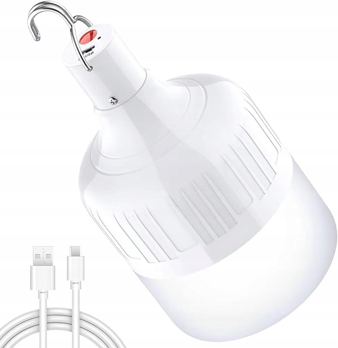 Lampa kempingowa LED 5 Trybów oświetlenia 80W Ładowana USB Wisząca
