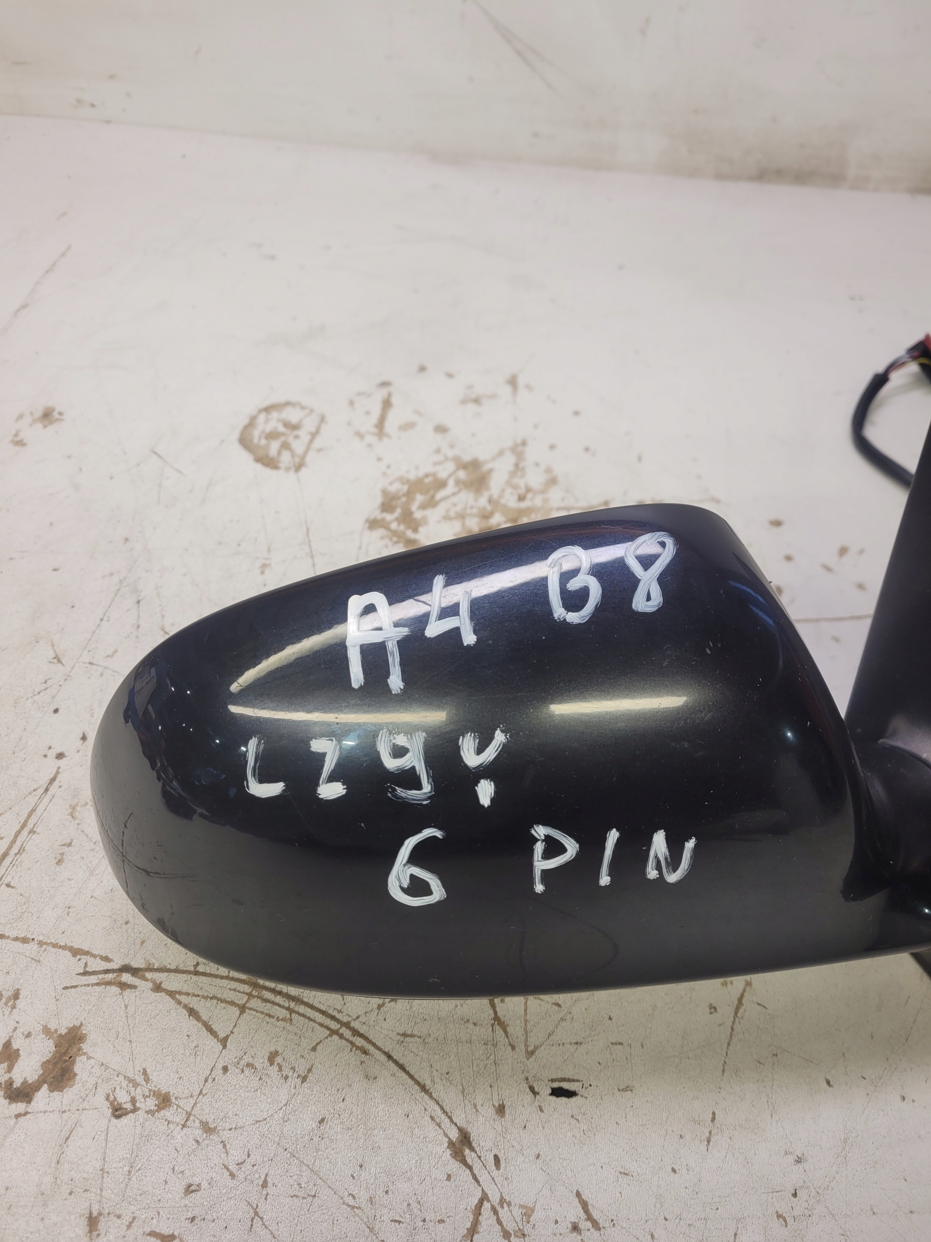 mirror right AUDI A4 B8 LIFT LZ9Y 6-PIN UK