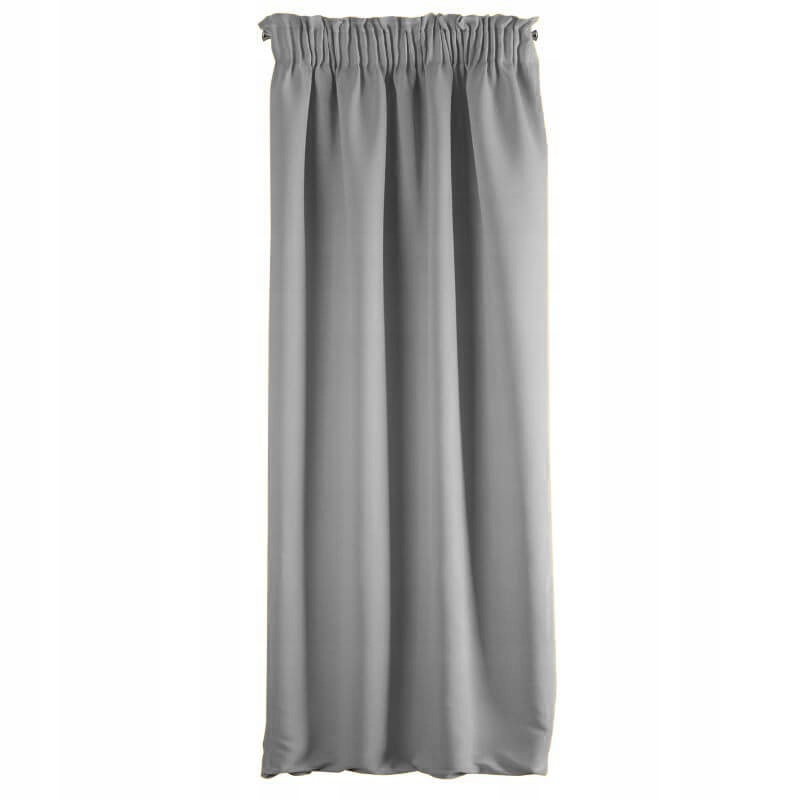 

Zasłona gotowa na taśmie Parisa 135x270 srebrny