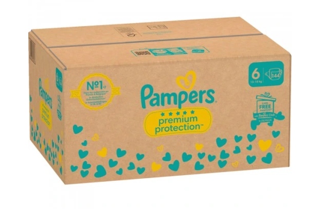 Pampers Premium Protection Pieluszki 6 13-18KG 144SZT