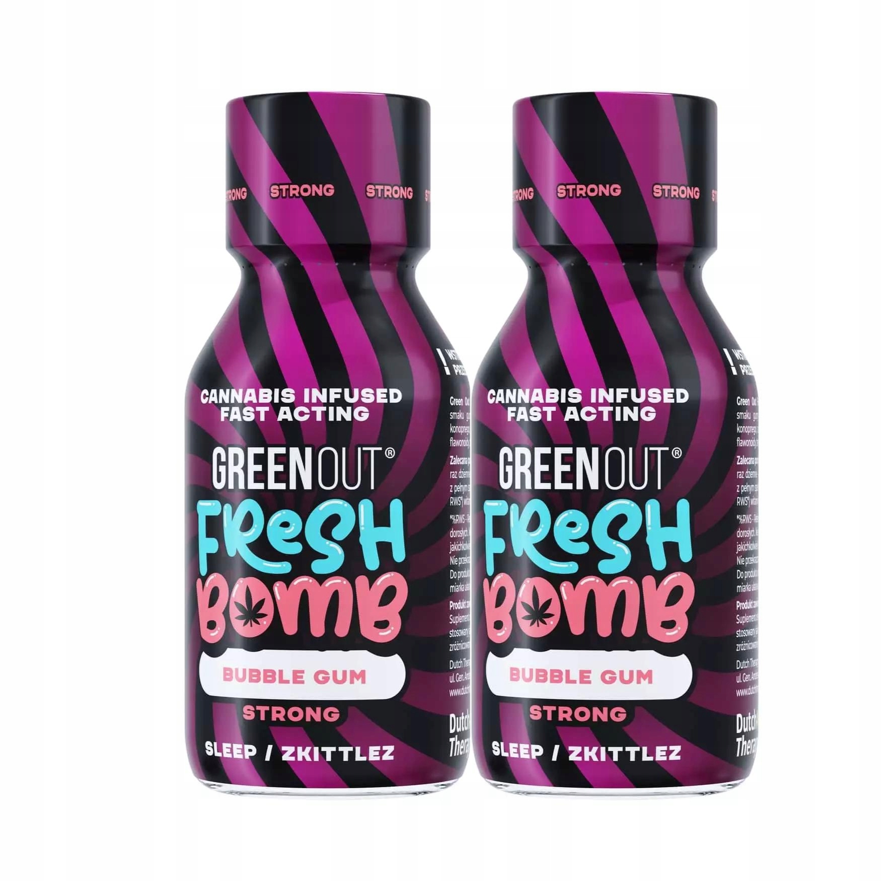 

Green Out Fresh Bomb Strong Bubble Gum Shot Cbd
