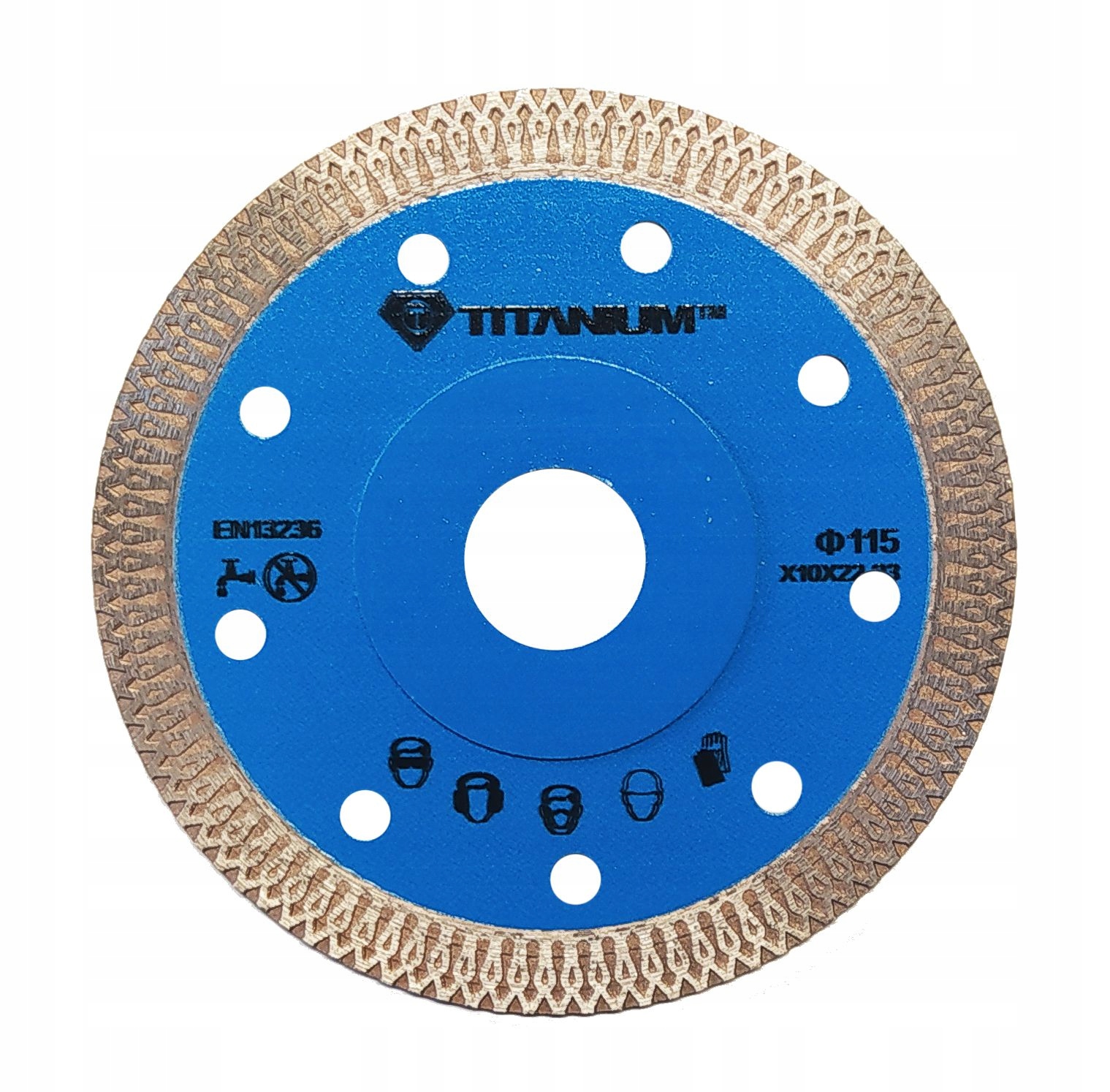 

Tarcza diamentowa 115mm do gresu ceramiki Titanium