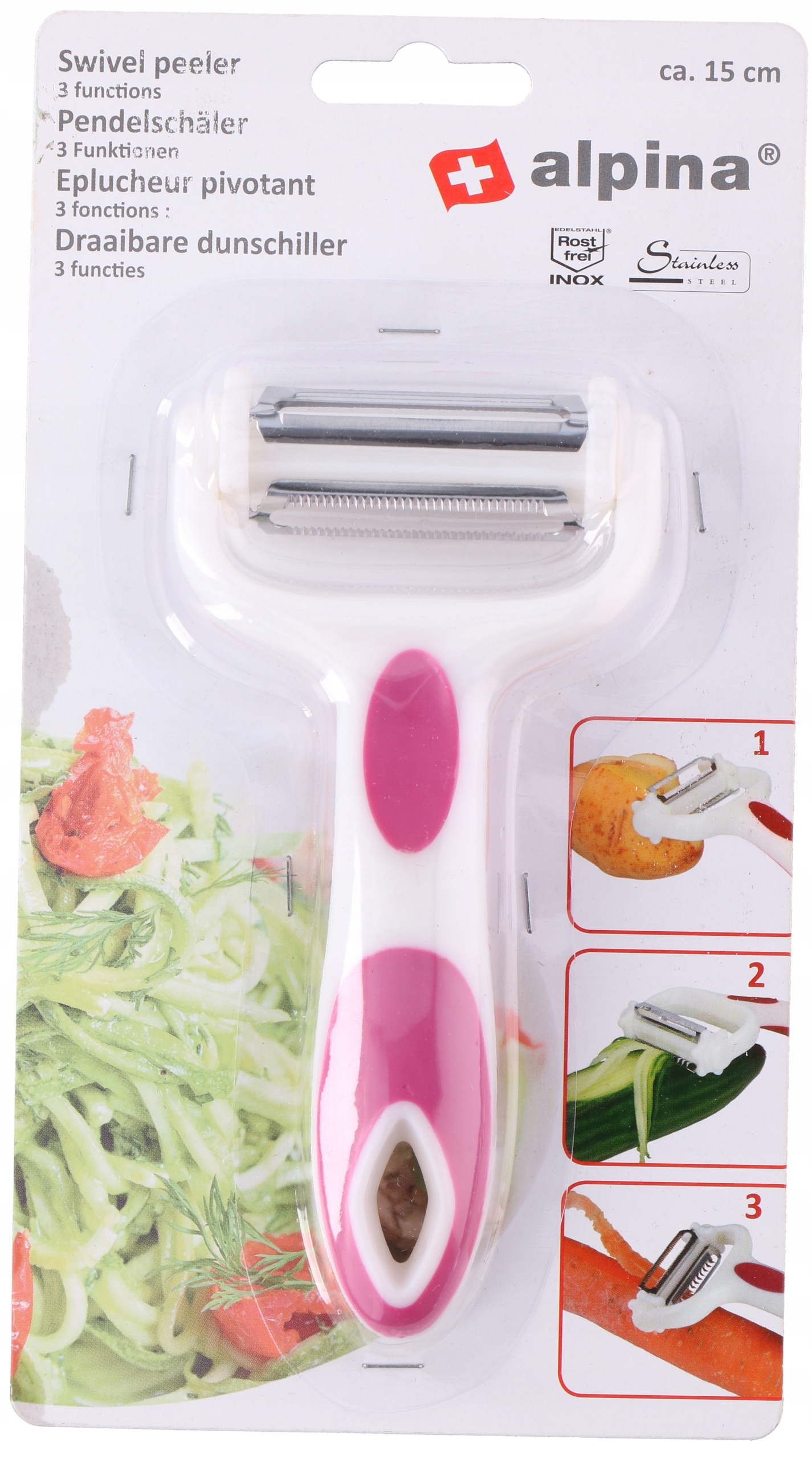 

Obieraczka Skrobaczka Podłużna Julienne 3w1 0984