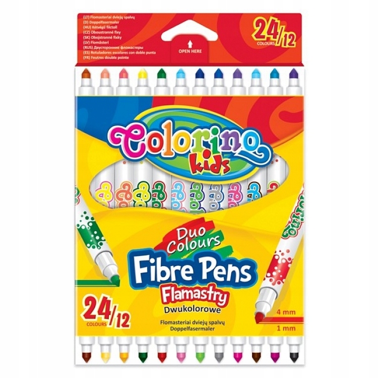 

Mazaki Flamastry Dwustronne Colorino 24