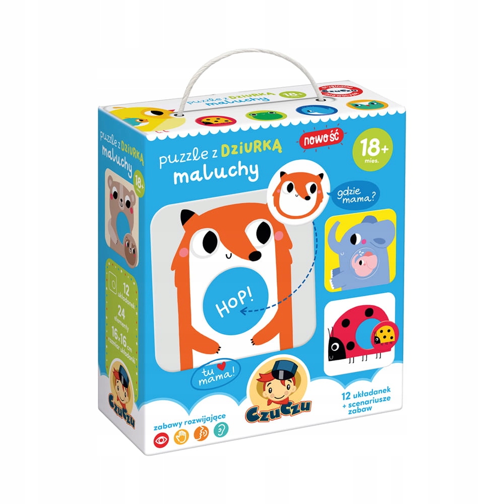 

CzuCzu Puzzle z dziurką Maluchy układanka