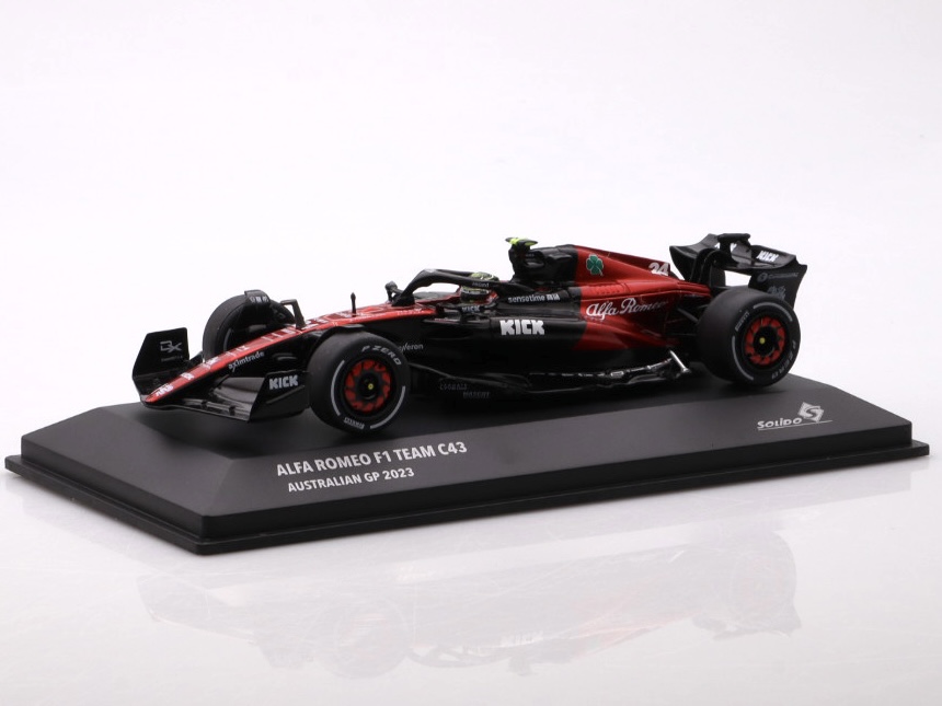 Model samochodu Alfa Romeo C43 No 24 Guanyu GP - 2023 Solido 1:43