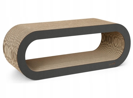 Levně Škrabadlo Pro Kočky S Domečkem A Policemi, Vysoký Škrabací Sloupek Grafit