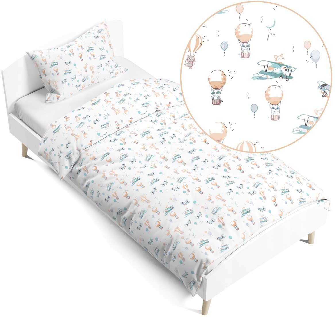 POŚCIEL DZIECIĘCA MŁODZIEŻOWA BABYMAM 140x200 cm